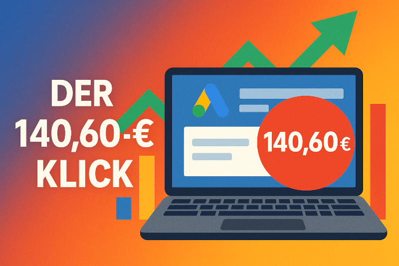 140 Euro Klick auf Google Ads